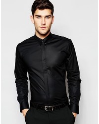 Мужская черная рубашка от Hugo Boss