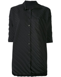 Женская черная рубашка от Issey Miyake
