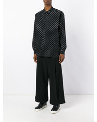 Мужская черная рубашка от Henrik Vibskov