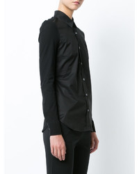 Женская черная рубашка от Derek Lam