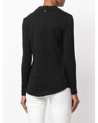 Женская черная рубашка от Twin-Set