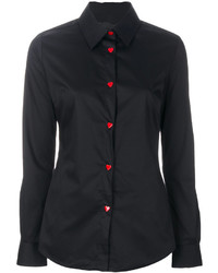 Женская черная рубашка от Love Moschino