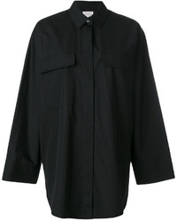 Женская черная рубашка от Maison Margiela