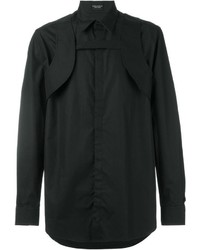 Мужская черная рубашка от Marcelo Burlon County of Milan