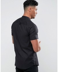 Мужская черная рубашка от Siksilk