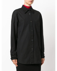 Женская черная рубашка от No.21