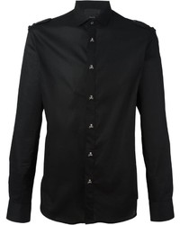 Мужская черная рубашка от Philipp Plein
