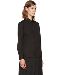 Женская черная рубашка от Comme des Garcons
