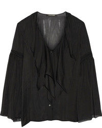 Женская черная рубашка от Roberto Cavalli