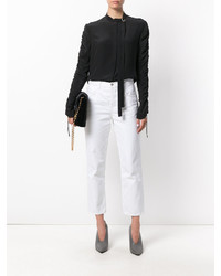 Женская черная рубашка от Versace