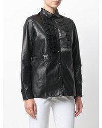 Женская черная рубашка от Capucci