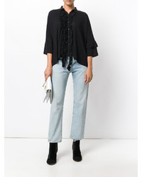 Женская черная рубашка от Diesel