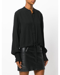 Женская черная рубашка от Helmut Lang