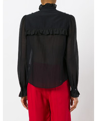 Женская черная рубашка от Temperley London