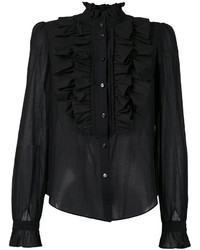 Женская черная рубашка от Temperley London