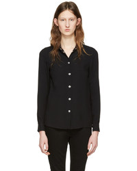 Женская черная рубашка от Versus