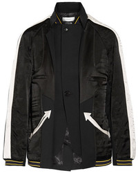 Женская черная сатиновая куртка от Facetasm