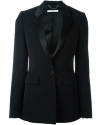 Женская черная сатиновая куртка от Givenchy
