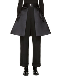 Черная сатиновая юбка от Noir Kei Ninomiya