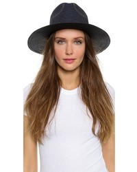 Женская черная соломенная шляпа от Madewell