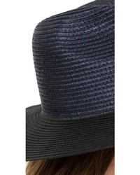 Женская черная соломенная шляпа от Madewell