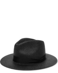 Женская черная соломенная шляпа от Rag & Bone
