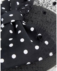 Женская черная соломенная шляпа от Helene Berman