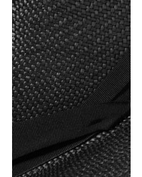 Женская черная соломенная шляпа от Rag & Bone