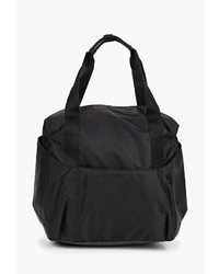Женская черная спортивная сумка из плотной ткани от adidas