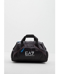 Женская черная спортивная сумка из плотной ткани от EA7