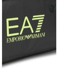 Женская черная спортивная сумка из плотной ткани от Ea7 Emporio Armani