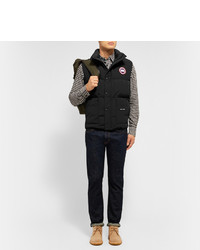 Мужская черная стеганая куртка без рукавов от Canada Goose