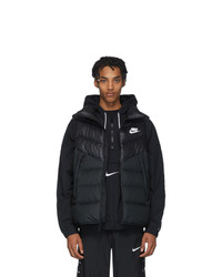 Мужская черная стеганая куртка без рукавов от Nike