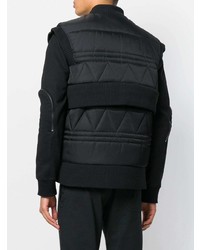 Мужская черная стеганая куртка без рукавов от Moncler