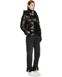 Женская черная стеганая куртка от Duvetica