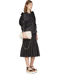 Женская черная стеганая куртка от Stella McCartney