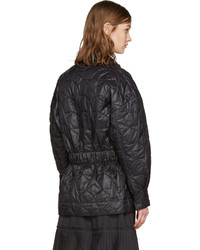 Женская черная стеганая куртка от Stella McCartney