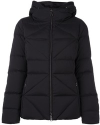 Женская черная стеганая куртка от Fay