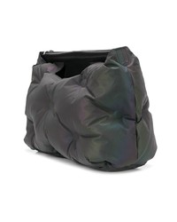 Черная стеганая сумка через плечо из плотной ткани от Maison Margiela