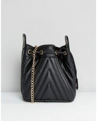 Женская черная стеганая сумка от Asos