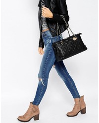 Женская черная стеганая сумка от Marc B