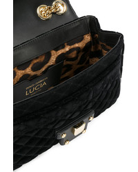 Женская черная стеганая сумка от Dolce & Gabbana