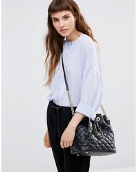 Женская черная стеганая сумка от Aldo