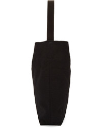 Женская черная сумка из плотной ткани от Ann Demeulemeester