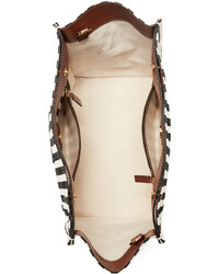 Женская черная сумка из плотной ткани от Marni