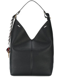 Черная сумка-мешок от Anya Hindmarch