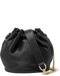 Черная сумка-мешок от Diane von Furstenberg