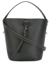 Черная сумка-мешок от Furla