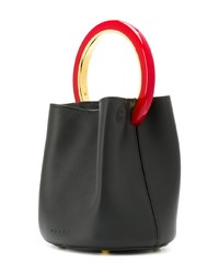 Черная сумка-мешок от Marni