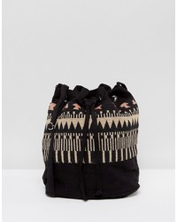 Черная сумка-мешок от Reclaimed Vintage